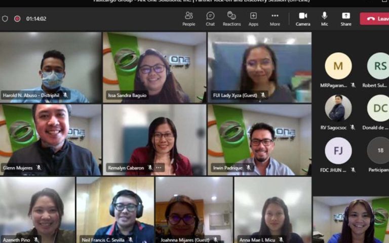 Project Kick-Off Meeting with FAST Logistics Group of Companies and Ark One - discussing the start of SAP Business One