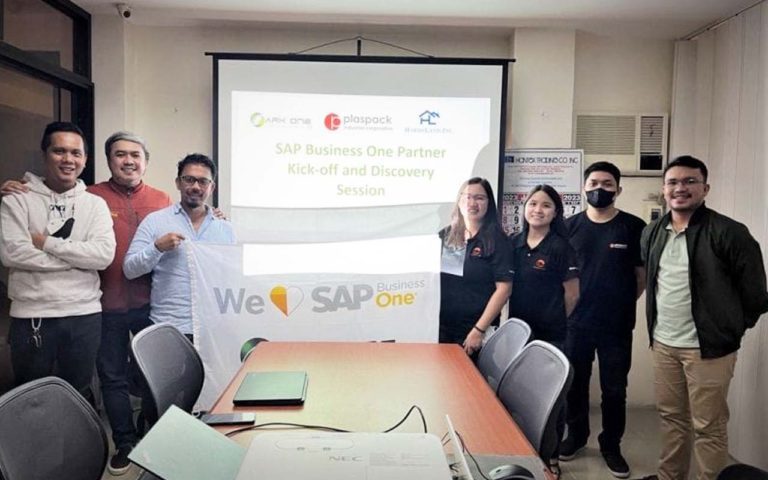 Project Kick-Off Meeting with Plaspack Industrial Corporation and Hardyland Inc. and Ark One - discussing the start of SAP Business One