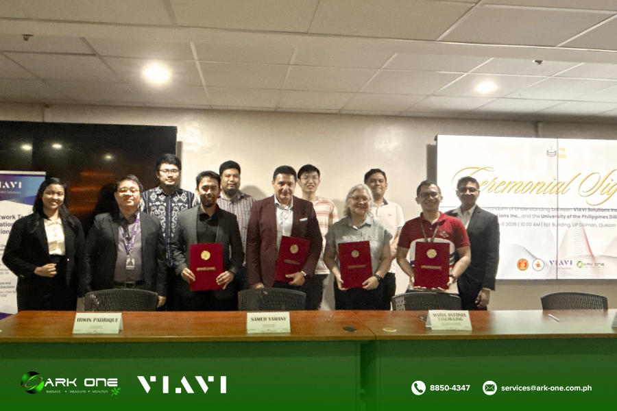 The MOU signing between VIAVI Solutions, Ark One Solutions, and UP Diliman marks a major step toward advancing telecommunications innovation.