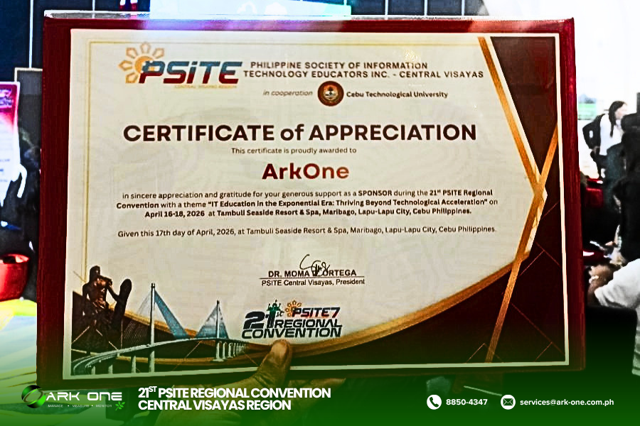 Ark One Solutions Inc. earns Microsoft Partner of the Year for SMB while showcasing innovation at PSITE 2026 in Cebu.