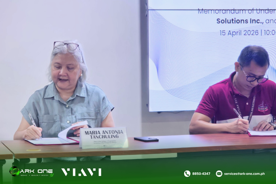The MOU signing between VIAVI Solutions, Ark One Solutions, and UP Diliman marks a major step toward advancing telecommunications innovation.